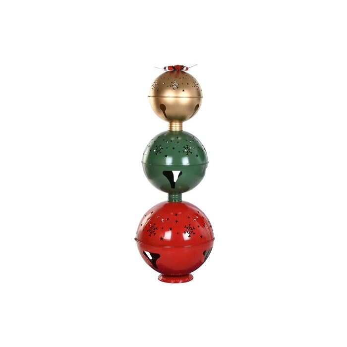 Christmas bauble Home ESPRIT Red Green Golden 61 X 61 X 163 CM
