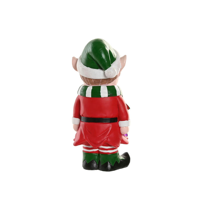 Christmas bauble Home ESPRIT Multicolour Elf 15 X 13 X 32 cm (2 Units)