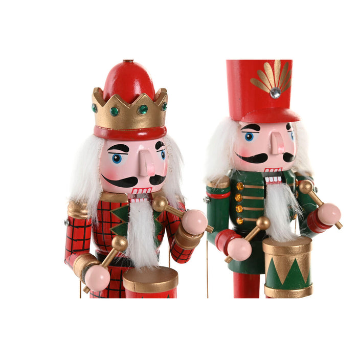 Christmas bauble Home ESPRIT Multicolour Nutcracker 10 x 10 x 30 cm