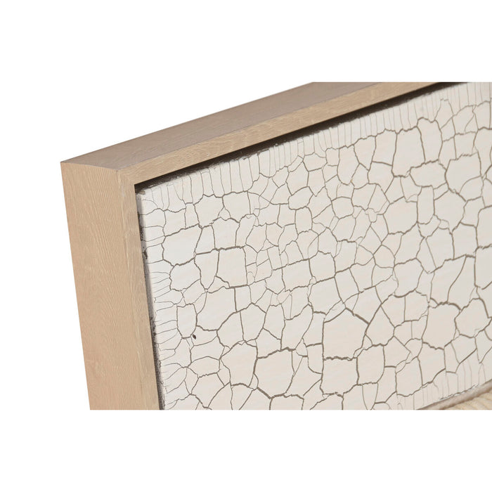 Canvas Home ESPRIT White Beige Abstract Urban (2 Units)