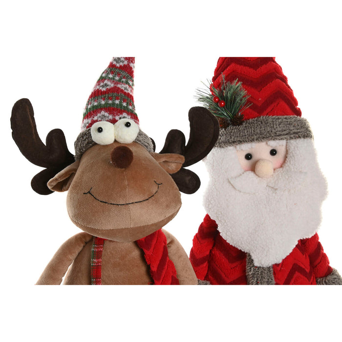 Christmas bauble Home ESPRIT Red Green 30 X 21 X 54 CM (2 Units)