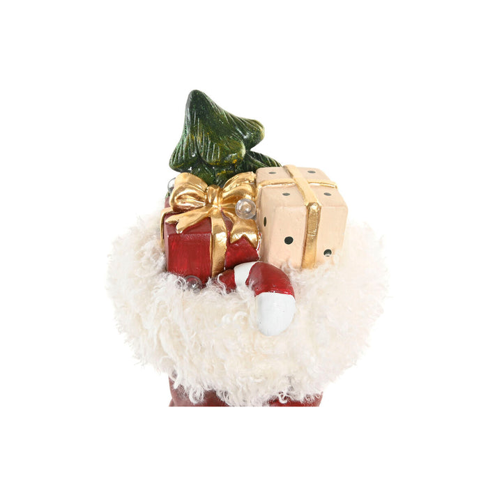 Christmas bauble Home ESPRIT White Red Green Golden Boot 29 X 16,5 X 33,5 CM