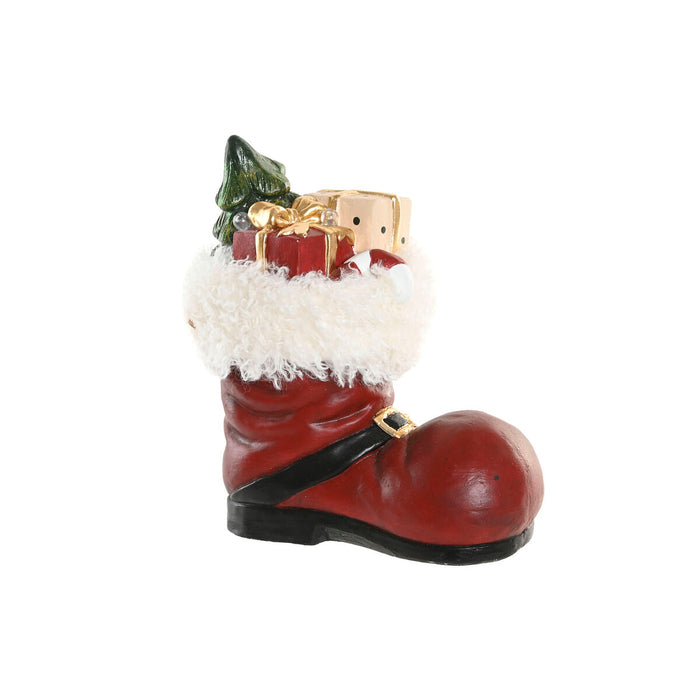 Christmas bauble Home ESPRIT White Red Green Golden Boot 29 X 16,5 X 33,5 CM