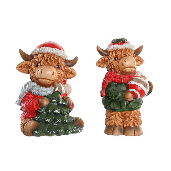 Christmas bauble Home ESPRIT Multicolour 22,5 X 19 X 38 CM (2 Units)