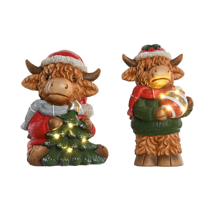 Christmas bauble Home ESPRIT Multicolour 22,5 X 19 X 38 CM (2 Units)