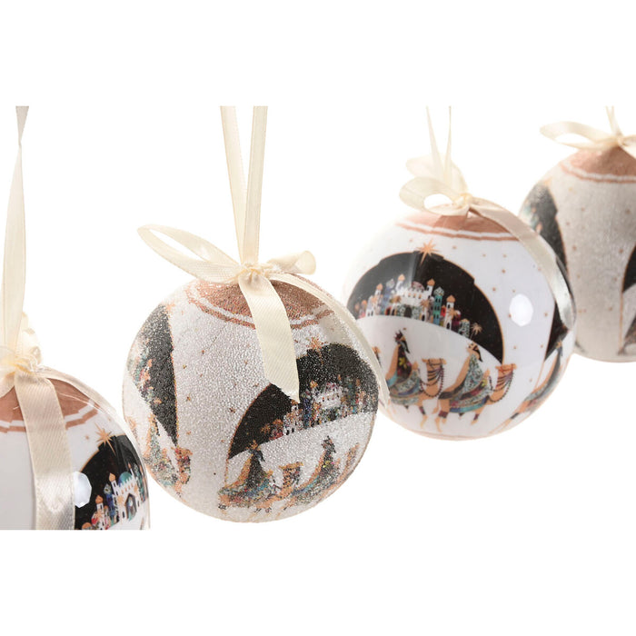 Christmas Bauble Home ESPRIT Multicolour PVC (14 Pieces)