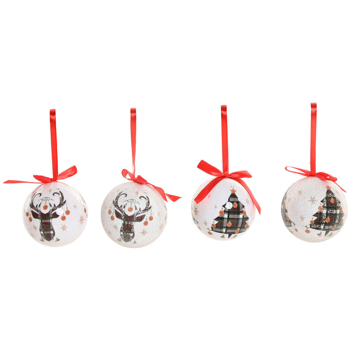 Christmas Bauble Home ESPRIT Multicolour PVC (14 Pieces)