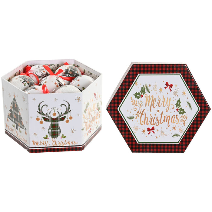 Christmas Bauble Home ESPRIT Multicolour PVC (14 Pieces)