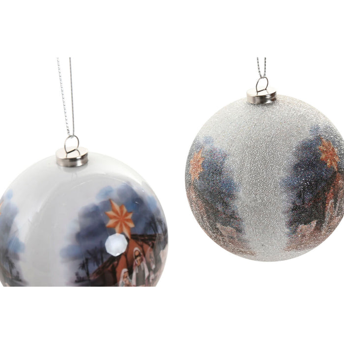 Christmas Bauble Home ESPRIT Multicolour PVC (14 Pieces)