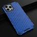 Honeycomb Case armor cover with TPU Bumper for iPhone 13 Pro Max blue - Cell phone cases and covers<<<HurtelXML