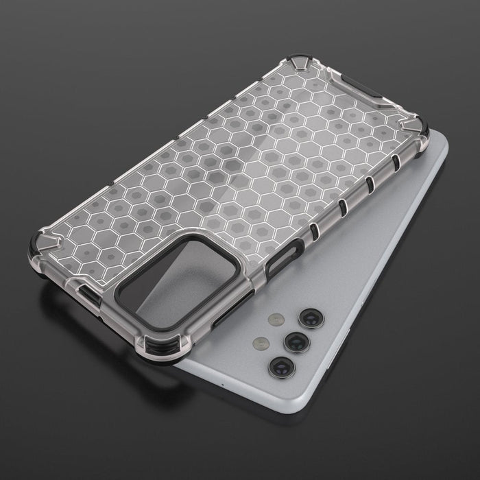 Honeycomb Case armor cover with TPU Bumper for Samsung Galaxy A32 5G green - Cell phone cases and covers<<<HurtelXML