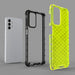 Honeycomb Case armor cover with TPU Bumper for Samsung Galaxy A32 5G green - Cell phone cases and covers<<<HurtelXML