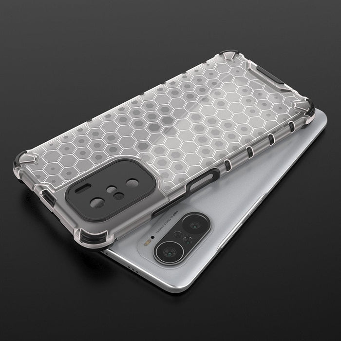 Honeycomb Case armor cover with TPU Bumper for Xiaomi Redmi K40 Pro+ / K40 Pro / K40 / Poco F3 black - Cell phone cases
