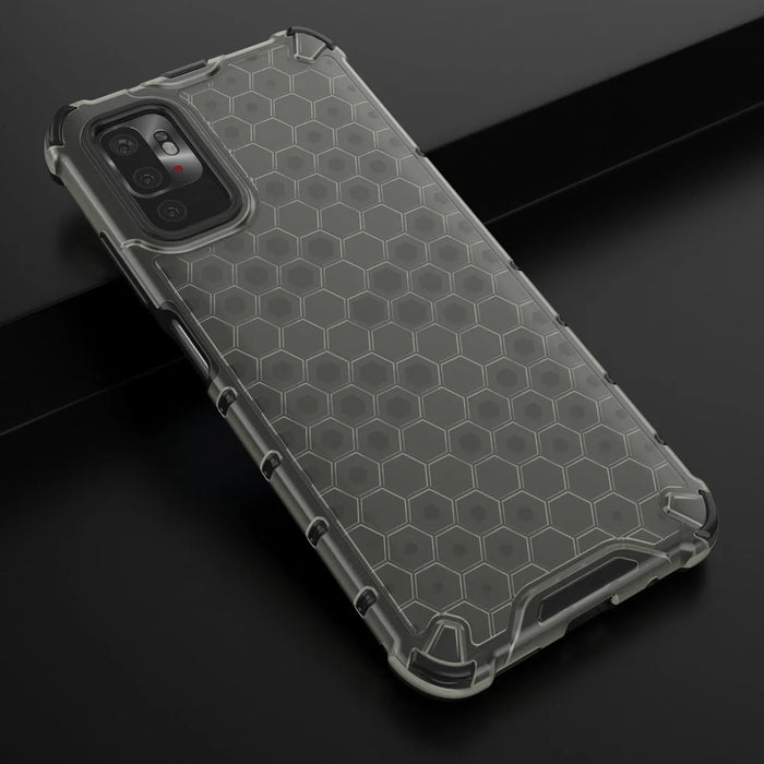 Honeycomb Case armor cover with TPU Bumper for Xiaomi Redmi Note 10 5G / Poco M3 Pro black - Cell phone cases