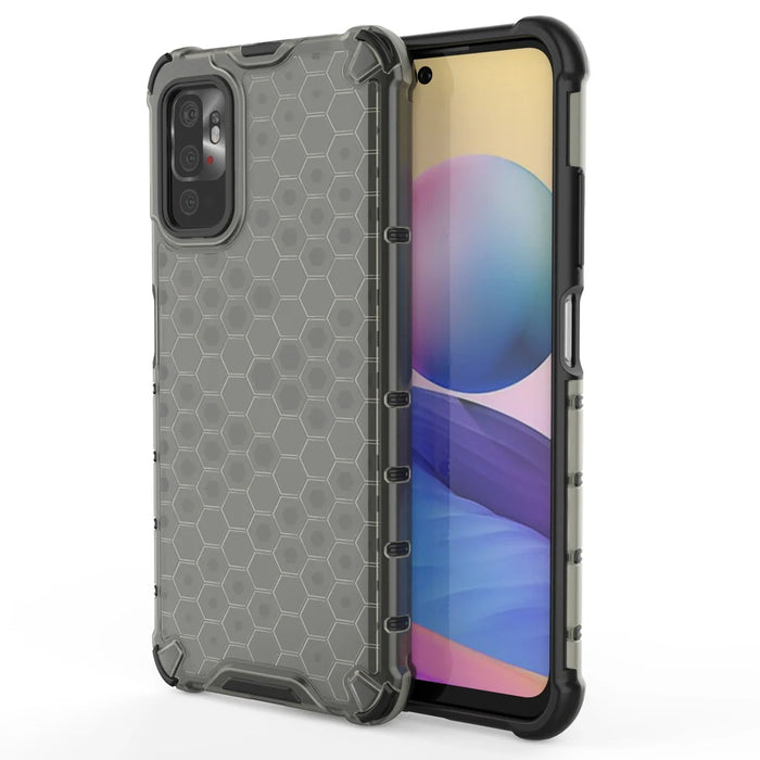 Honeycomb Case armor cover with TPU Bumper for Xiaomi Redmi Note 10 5G / Poco M3 Pro black - Cell phone cases