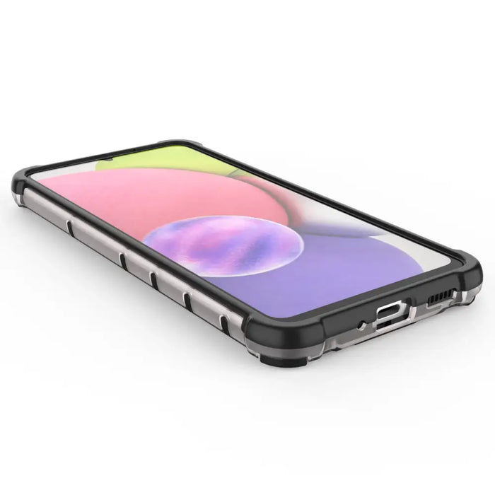 Honeycomb case armored cover with a gel frame for Samsung Galaxy A33 5G black - Cell phone cases and covers<<<HurtelXML