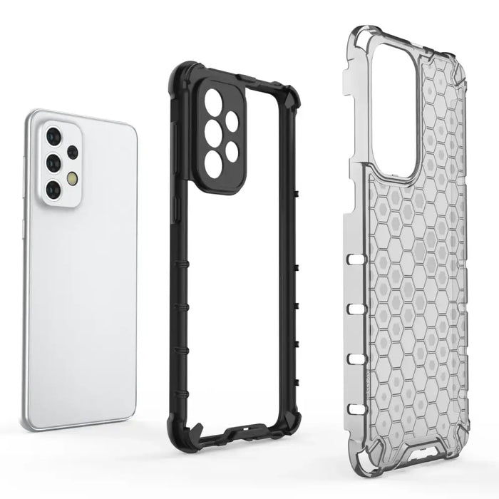 Honeycomb case armored cover with a gel frame for Samsung Galaxy A33 5G blue - Cell phone cases and covers<<<HurtelXML