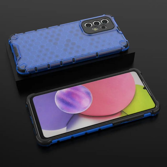 Honeycomb case armored cover with a gel frame for Samsung Galaxy A33 5G black - Cell phone cases and covers<<<HurtelXML