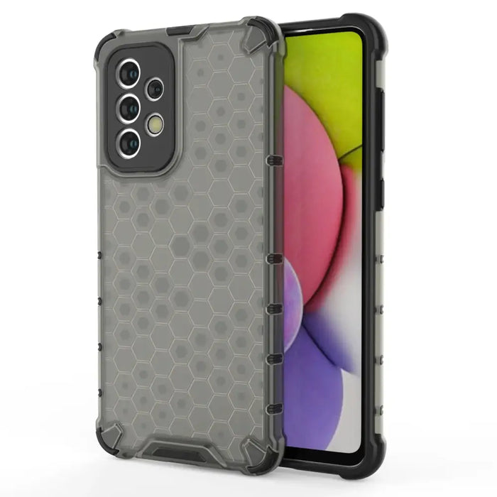 Honeycomb case armored cover with a gel frame for Samsung Galaxy A33 5G black - Cell phone cases and covers<<<HurtelXML