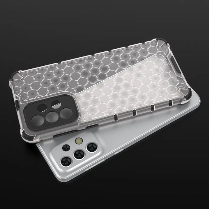 Honeycomb case armored cover with a gel frame for Samsung Galaxy A33 5G blue - Cell phone cases and covers<<<HurtelXML
