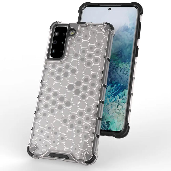 Honeycomb case armored cover with a gel frame for Samsung Galaxy S22 blue - Cell phone cases and covers<<<HurtelXML