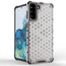 Honeycomb case armored cover with a gel frame for Samsung Galaxy S22 transparent - Cell phone cases
