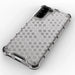 Honeycomb case armored cover with a gel frame for Samsung Galaxy S22 transparent - Cell phone cases