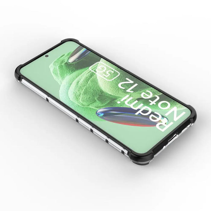 Honeycomb case for Xiaomi Redmi Note 12 5G / Poco X5 5G armored hybrid case blue - Cell phone cases