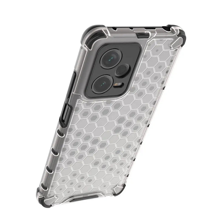 Honeycomb case for Xiaomi Redmi Note 12 Pro+ armored hybrid cover black - Cell phone cases and covers<<<HurtelXML