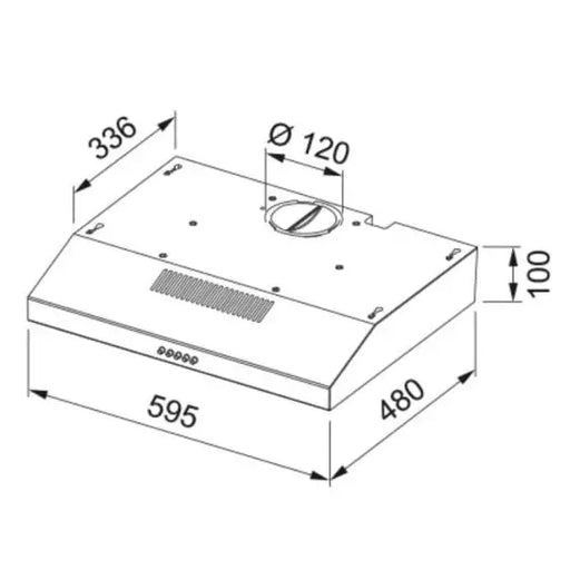 Hood FRANKE ADIGE 60 WH - Стандартни абсорбатори<<<Абсорбатори<<<Едра бяла техника<<<TechnoMix