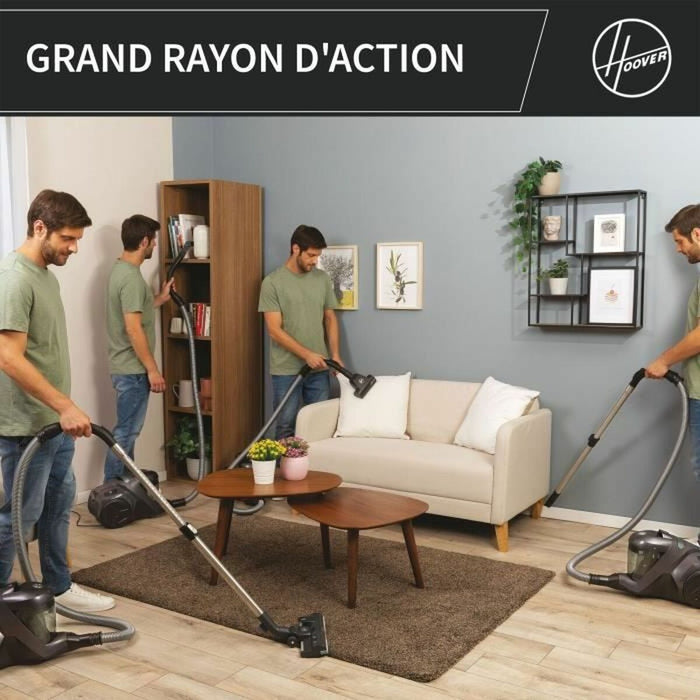vacuum cleaner Hoover HP321PAF Grey 850 W