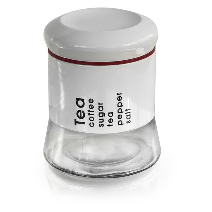 JAR OF TEA 650 ML WHITE HORECANO