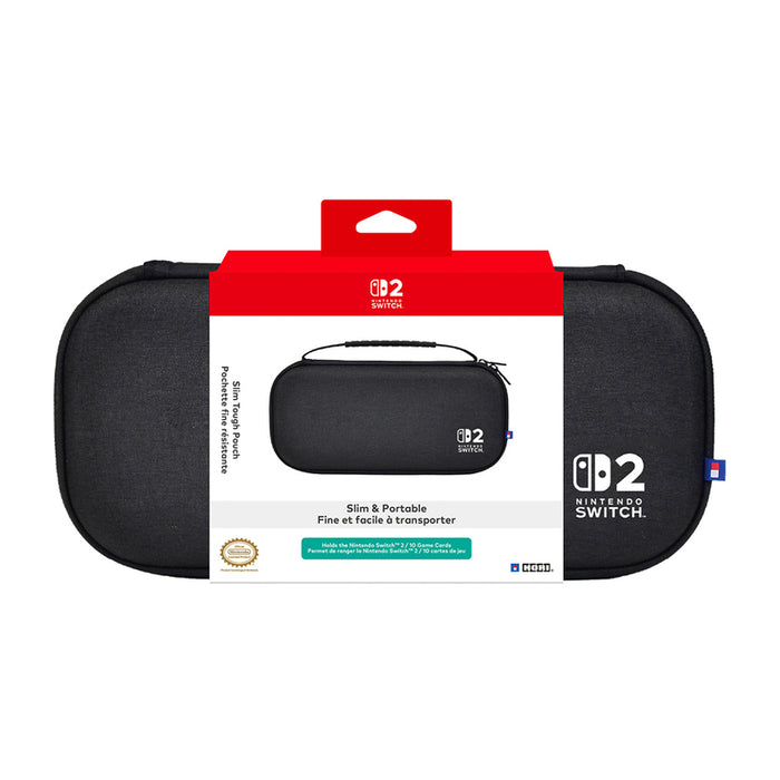 CASE HORI SLIM TOUGH POUCH BLACK NINTENDO SWITCH 2