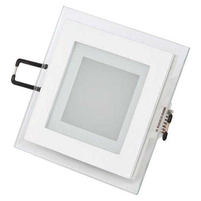 LED PANEL SQUARE GLASS 6W SMD 4200K 96X96MM HOROZ MARIA