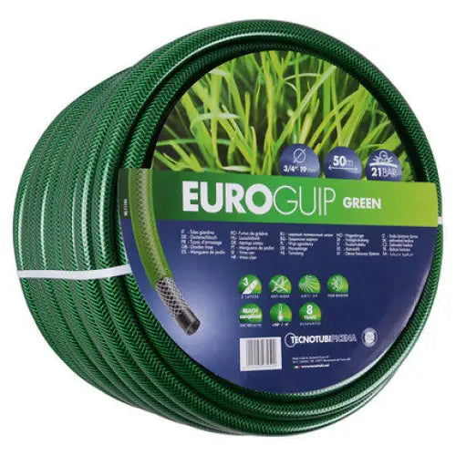 HOSE 50M 3/4’’ EUROGUIP GREEN - Маркучи напояване<<<Напояване<<<Градина<<<Praktiker&&&Маркучи<<<Поливане / Напояване