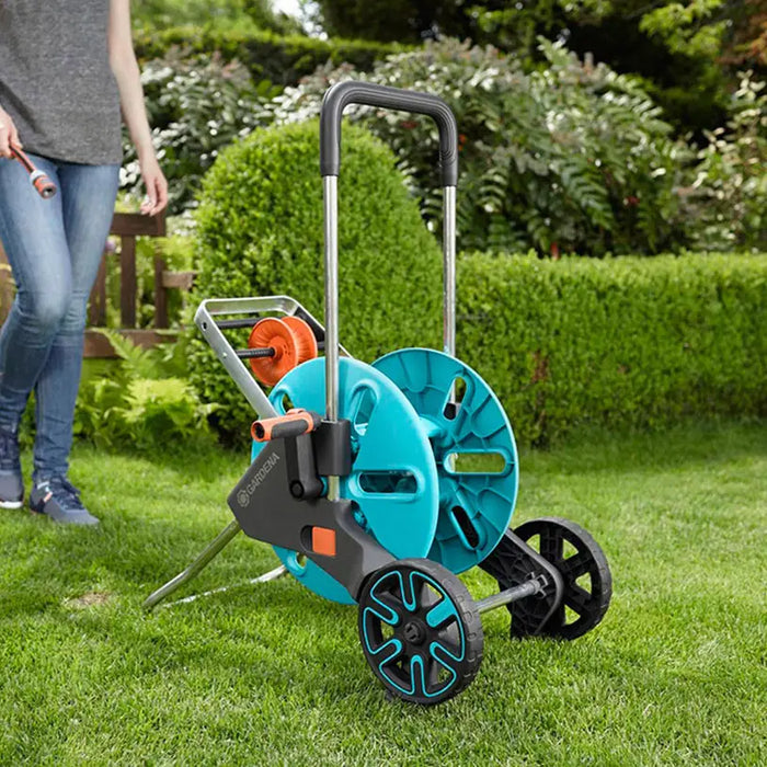 HOSE CART AQUAROLL M 60M 1/2’’ GARDENA 18515-20 - Макари и колички<<<Напояване<<<Градина<<<Praktiker&&&Макари и