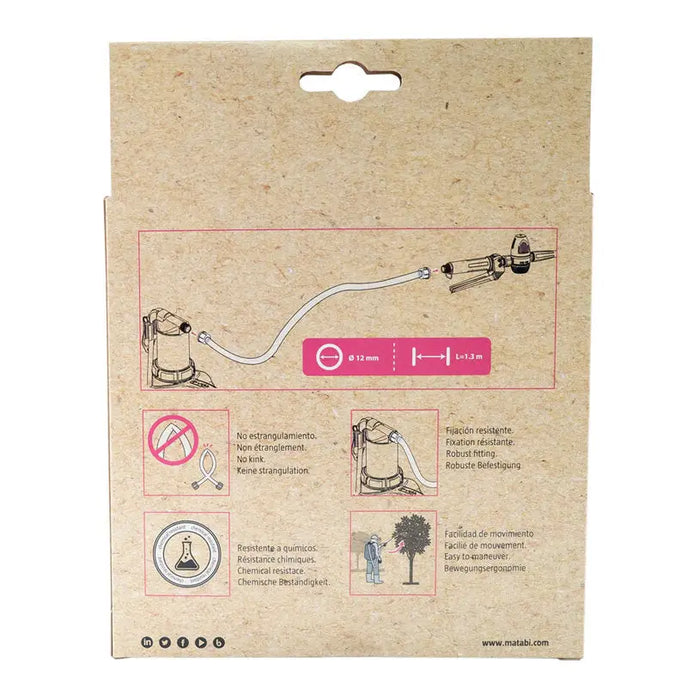 HOSE FOR BACK SPRAYER F12 MATABI 8.38.06.871 130 cm - Аксесоари за градински пръскачки<<<Градински