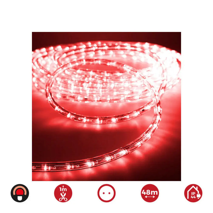 Hose LED EDM 72718 Flexiled Red - Декорация и Осветление<<<Дом Градина<<<BigBuy&&&LED Осветление<<<Декорация и
