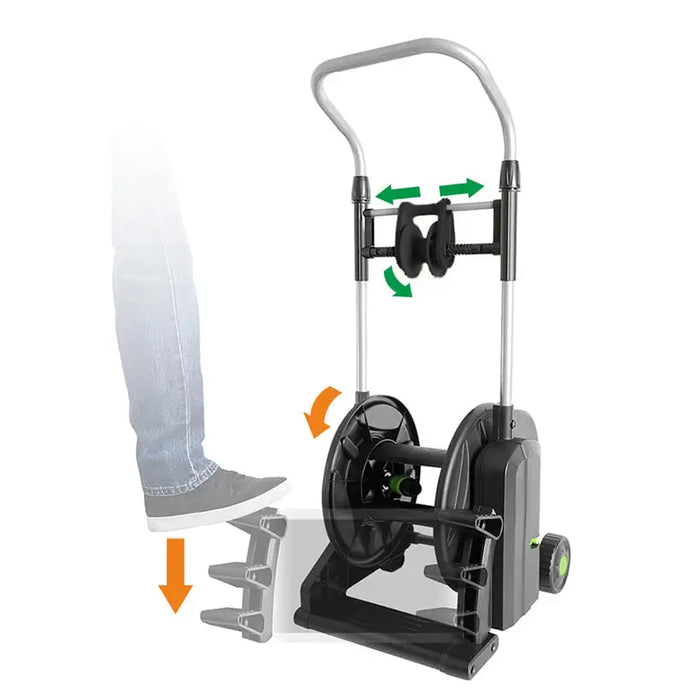 HOSE REEL UP TO 25M 1/2’’ WITH MAROSA PEDAL MG4009 - Макари и колички<<<Напояване<<<Градина<<<Praktiker