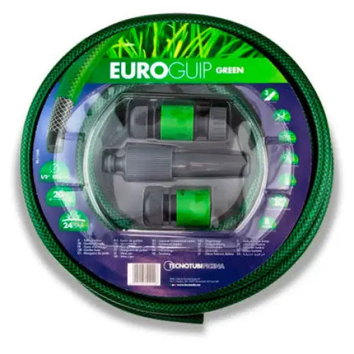 HOSE SET 20M 1/2’’ EUROGUIP GREEN - Маркучи напояване<<<Напояване<<<Градина<<<Praktiker&&&Маркучи<<<Поливане