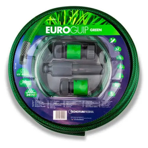 HOSE SET 20M 3/4’’ EUROGUIP GREEN - Маркучи напояване<<<Напояване<<<Градина<<<Praktiker&&&Маркучи