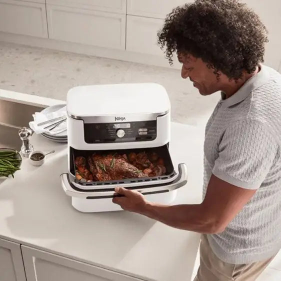 Hot air fryer NINJA Flex Drawer Air AF500EUWH White - Здравословно готвене<<<За Кухнята<<<Малки
