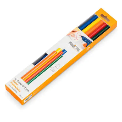 HOT GLUING CARTRIDGES 10 PCS COLOR F 11 X 250 MM STEINEL - Патрони топло лепене<<<Консумативи за