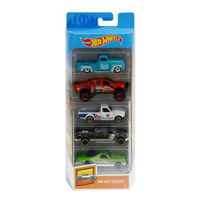 Set of 5 Cars Hot Wheels 1806 Multicolour Orange