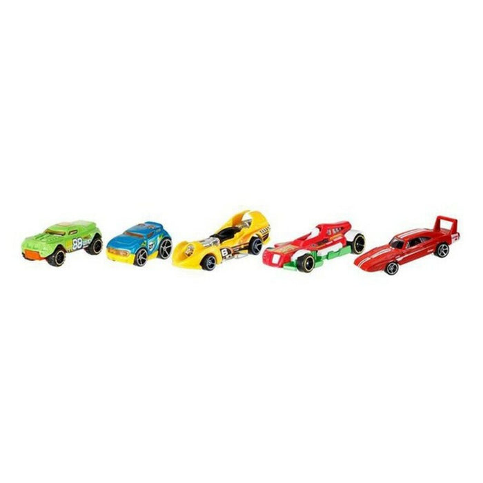 Set of 5 Cars Hot Wheels 1806 Multicolour Orange