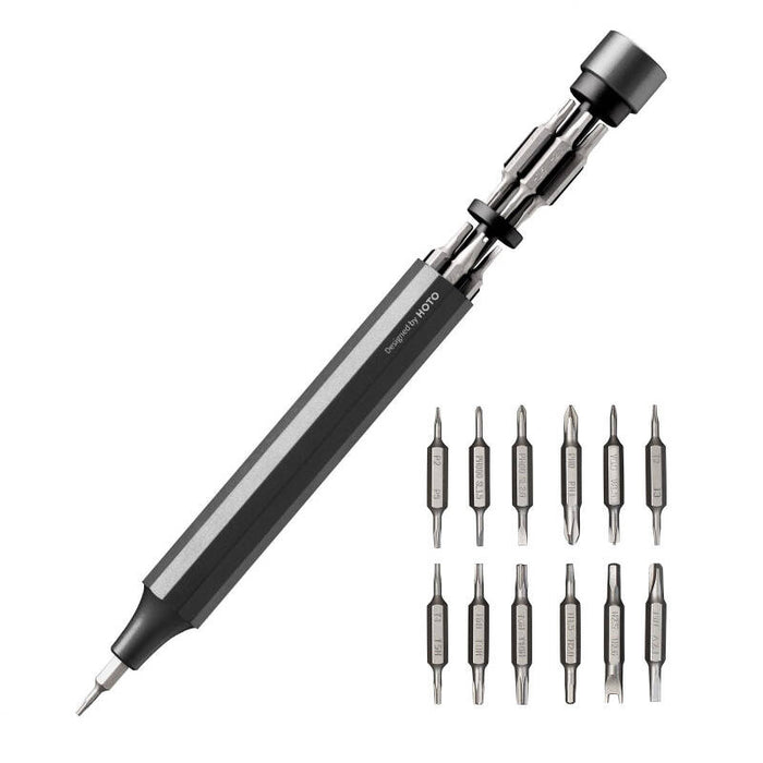 HOTO QWLSD004 precision screwdriver, 24 pieces (black)