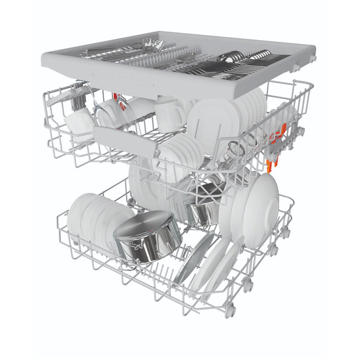 Dishwasher Hotpoint-Ariston HA4FFD14CN6W, 14 place settings, D