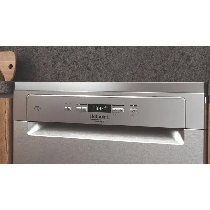 Dishwasher Hotpoint-Ariston HA4FFD14CN6X, 14 place settings, D