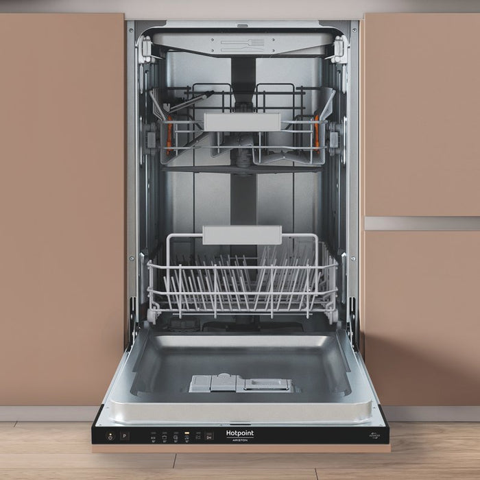 Built-in dishwasher Hotpoint-Ariston HA4ID11CS80, 11 place settings, D