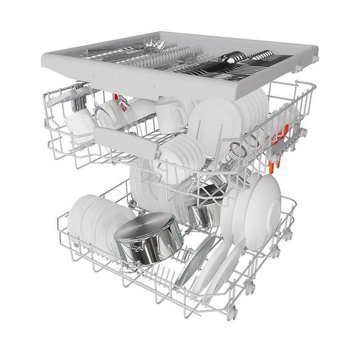 Built-in dishwasher Hotpoint-Ariston HA4IFD14B, 14 place settings, D